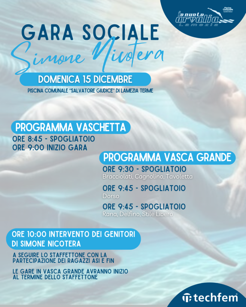 Programma Gara Sociale Simone Nicotera