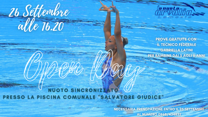 Sincronizzato - open day - arvalia nuoto lamezia